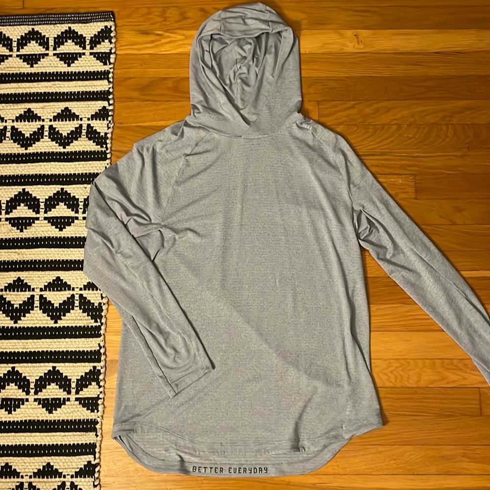 lululemon Drysense Hoodie - Chambray/White - Men’s XL
